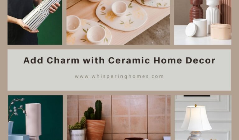 Add Charm with Ceramic Home Decor
