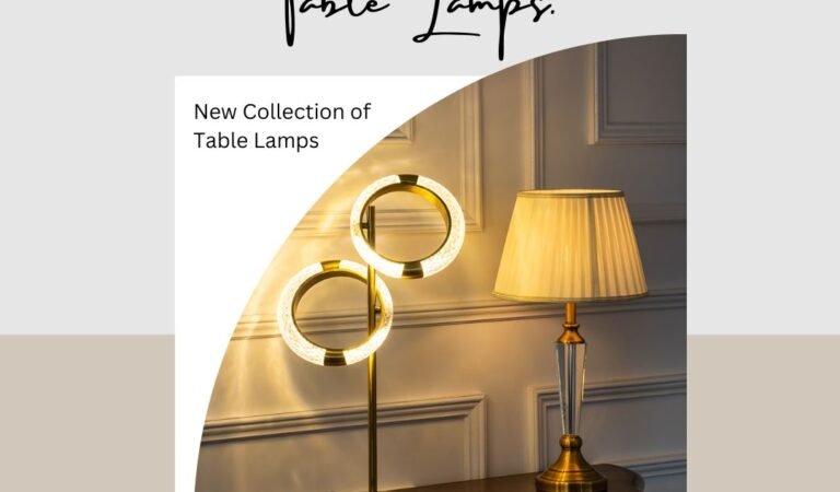 Elevate your Interior with These Extraordinary Table Lamps