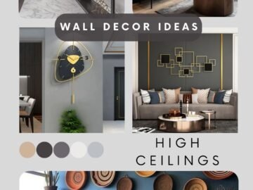 10 Wall Decor Ideas For High Ceilings