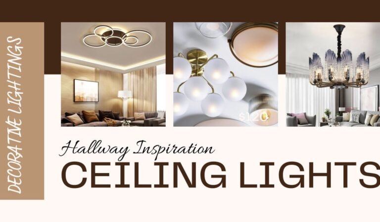 Hallway Inspiration + Ceiling Lights We’re Crushing On